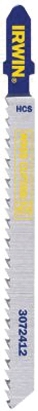 IRWIN 3072412 Jig Saw Blade, 4 in L, 10 TPI