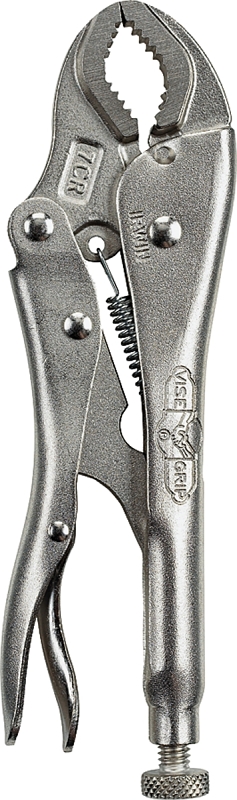 IRWIN Original Series 4935578 Locking Plier, 7 in OAL, 1-1/2 in Jaw Opening, Plain-Grip Handle, 3/8 in W Jaw