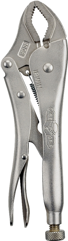 IRWIN Original Series 4935576 Locking Plier, 10 in OAL, 1-7/8 in Jaw Opening, Plain-Grip Handle, 5/8 in W Jaw