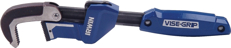 Irwin 274001SM Pipe Wrench, 1-1/2 in Jaw, 11 in L, Quick-Adjusting Jaw, Steel, Ergonomic Handle