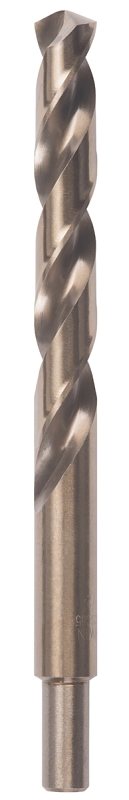 IRWIN 3016032 Jobber Drill Bit, 1/2 in Dia, 3-1/4 in OAL, Spiral Flute, 1-Flute, 1/2 in Dia Shank, Reduced Shank