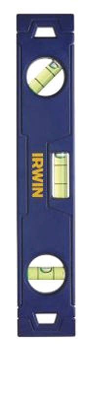 IRWIN 1794159 Torpedo Level, 9 in L, 3 -Vial, Magnetic, ABS