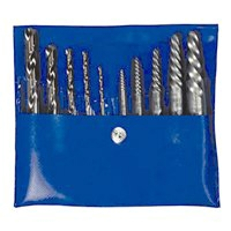 IRWIN 11117 Extractor and Drill Bit, 10-Piece, Cobalt, Specifications: Spiral Flute