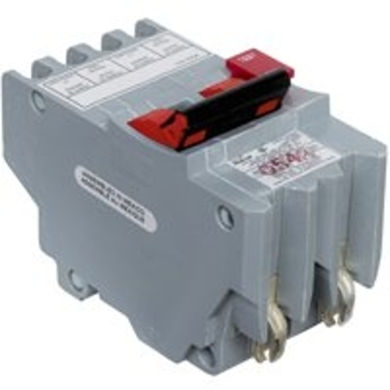 Schneider Electric Stab-lok NAGF220CP Circuit Breaker, Mini, 20 A, 2 -Pole, 120/240 VAC, Plug Mounting