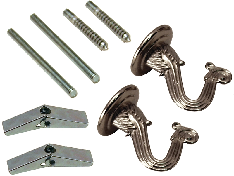 Atron LA749 Swag Lamp Hook, Chrome