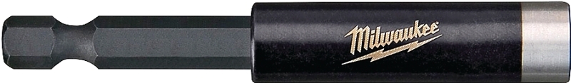 Milwaukee SHOCKWAVE 48-32-4503 Bit Holder with C-Ring, 1/4 in Drive, Hex Drive, 1/4 in Shank, Hex Shank, Steel