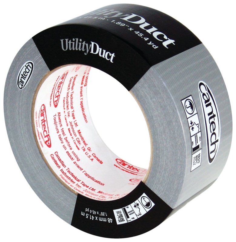 Cantech 381214841 Duct Tape, 41.5 m L, 48 mm W, Polyester Backing