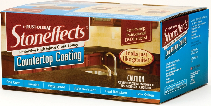 Rust-Oleum N5305150 Countertop Coating, Liquid, Solvent-Like, Clear, 1.2 L