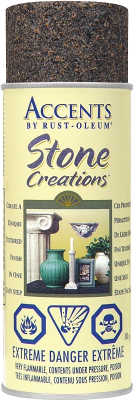 Rust-Oleum N7989830 Stone Texture Spray Paint, Solvent, Granite Stone, 340 g, Can