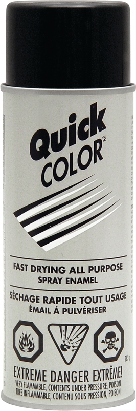 Rust-Oleum J2851830 Enamel Spray Paint, Gloss, Black, 10 oz, Can