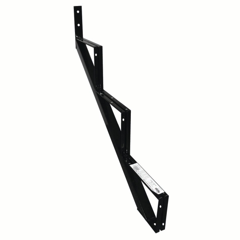 Pylex 13903 Stair Riser, 30 in H, 40 mm L, 40 mm W, Steel, Black, Baked Powder-Coated