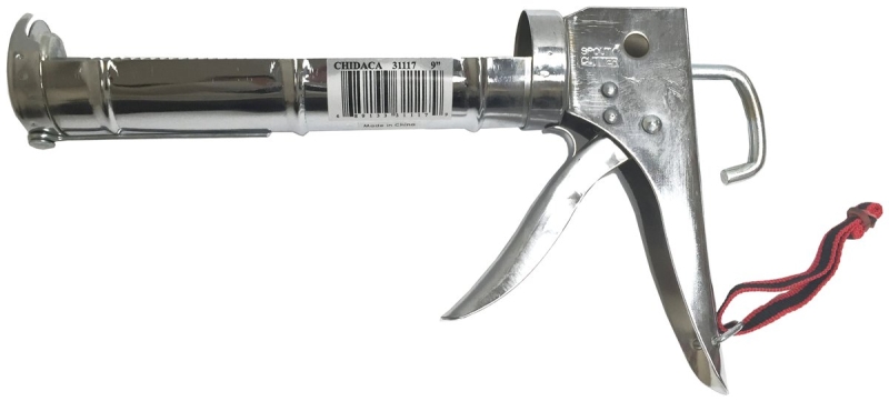 Chidaca 31117 Caulking Gun, 300 to 320 mL Cartridge, Half-Cylindrical Cartridge