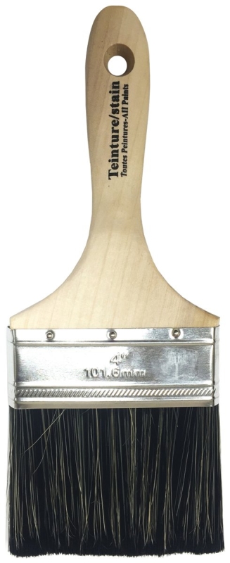 Chidaca 163 16300 Paint Brush, 4 in W, Flat Brush, Polyester Bristle