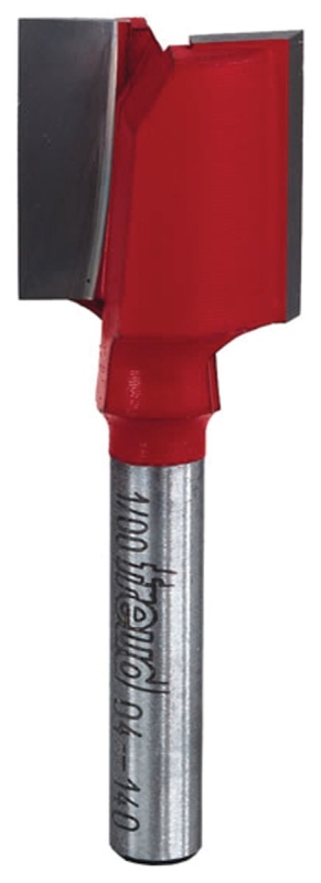 Freud 04-140 Double-Flute Straight Bit, 3/4 in Dia Cutter, 3/4 in L Cutting, 2-1/8 in OAL, 1/4 in Dia Shank