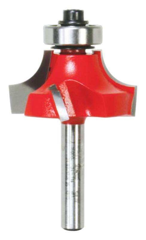 Freud 34-114 Series Router Bit, 1/2 in Dia, 1-3/8 in Dia Cutter, 2-3/16 in OAL, 1/4 in Dia Shank, 4-Cutter, Carbide