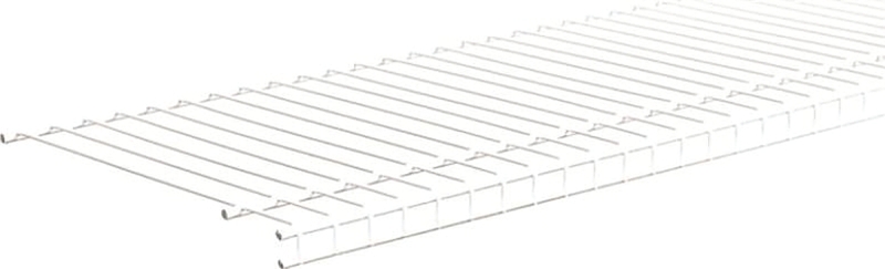 ClosetMaid SuperSlide 4714 Wire Shelf, 40 lb, 1-Level, 12 in L, 48 in W, Steel, White
