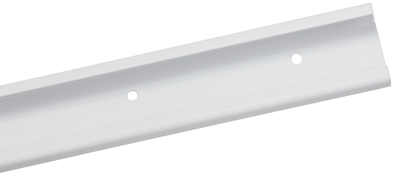 ClosetMaid 282600 Hang Track, 40 in W, 2 in H, Steel, Epoxy-Coated