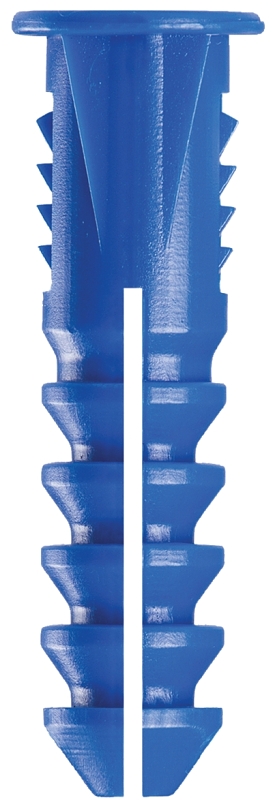 COBRA ANCHORS 193R Screw Anchor, #8-10 Thread, 1-1/4 in L, Polyethylene, 175 lb