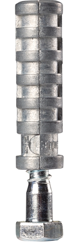 COBRA ANCHORS Lag Shield 252M Masonry Anchor, 220 lb, Zinc