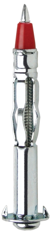 COBRA ANCHORS 161Y Hollow Wall Anchor, #6-32 Thread, Steel, Plated