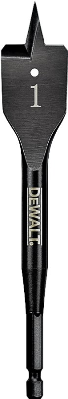 DeWALT DW1576 Spade Drill Bit, 5/8 in Dia, 6 in OAL, 1/4 in Dia Shank, Hex Shank