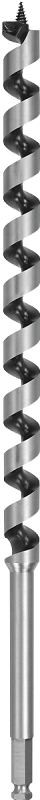 DeWALT DW1685 Auger Drill Bit, 7/8 in Dia, 17 in OAL, Hollow Center Flute, 7/16 in Dia Shank, Ball Groove Shank