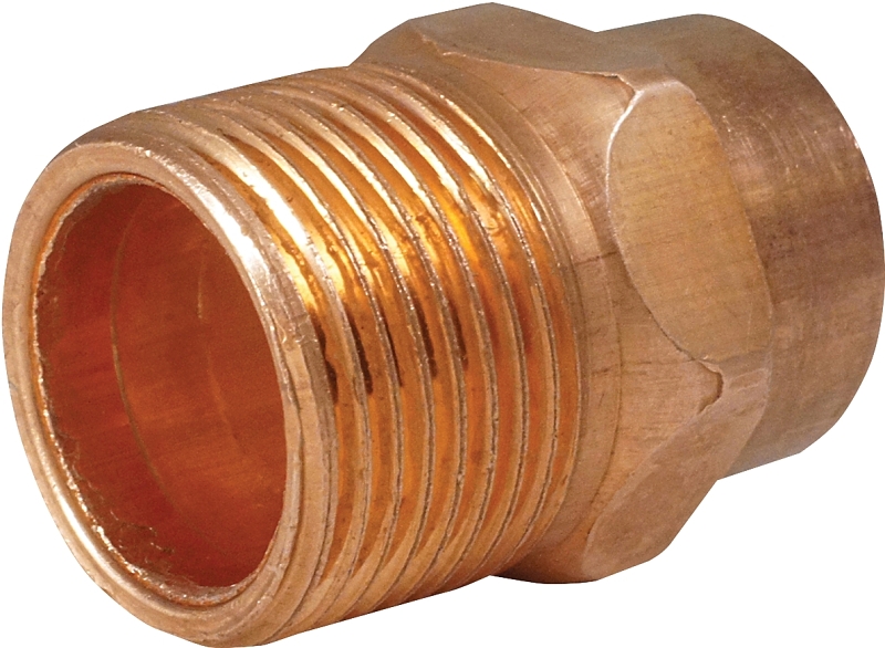 aqua-dynamic 9001-005 Pipe Adapter, 1 in, Sweat x Male, Copper