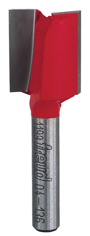 Freud 04-136 Router Bit, 5/8 in Dia Cutter, 2-1/8 in OAL, 1/4 in Dia Shank, 2-Cutter, Carbide