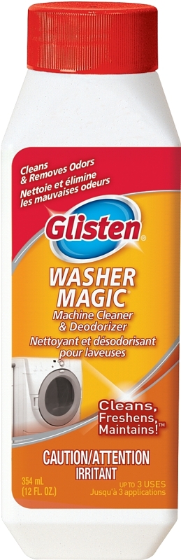 Glisten C-WM0612N Washing Machine Cleaner and Deodorizer, 12 oz Bottle, Floral