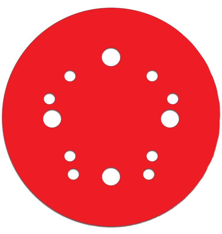 Diablo DCD050120H04G Sanding Disc, 5 in Dia, 120 Grit, Fine, Ceramic Abrasive, 12-Hole