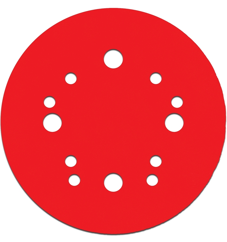 Diablo DCD050220H15G Sanding Disc, 5 in Dia, 120 Grit, Fine, Ceramic Abrasive, 12-Hole