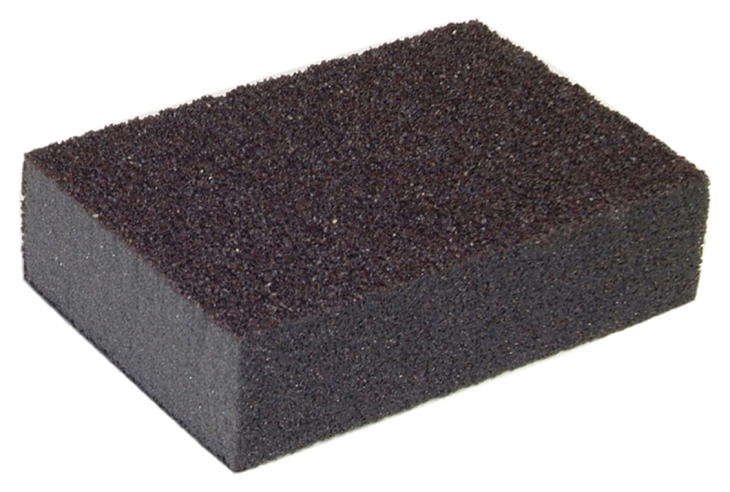 NORTON MultiSand 49505 Sanding Sponge, 4 in L, 2-3/4 in W, Coarse, Medium