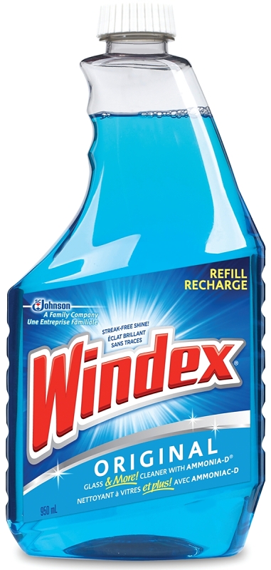 Windex 30772 Glass Cleaner, 950 mL, Liquid, Blue