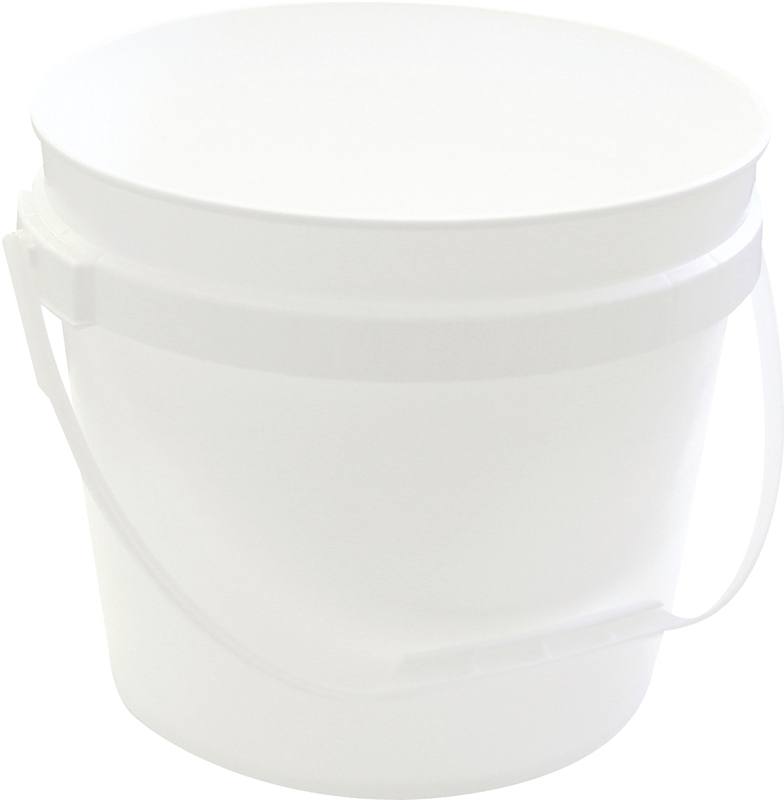 Bennett PAIL11L Paint Pail, 11 L, Plastic, White