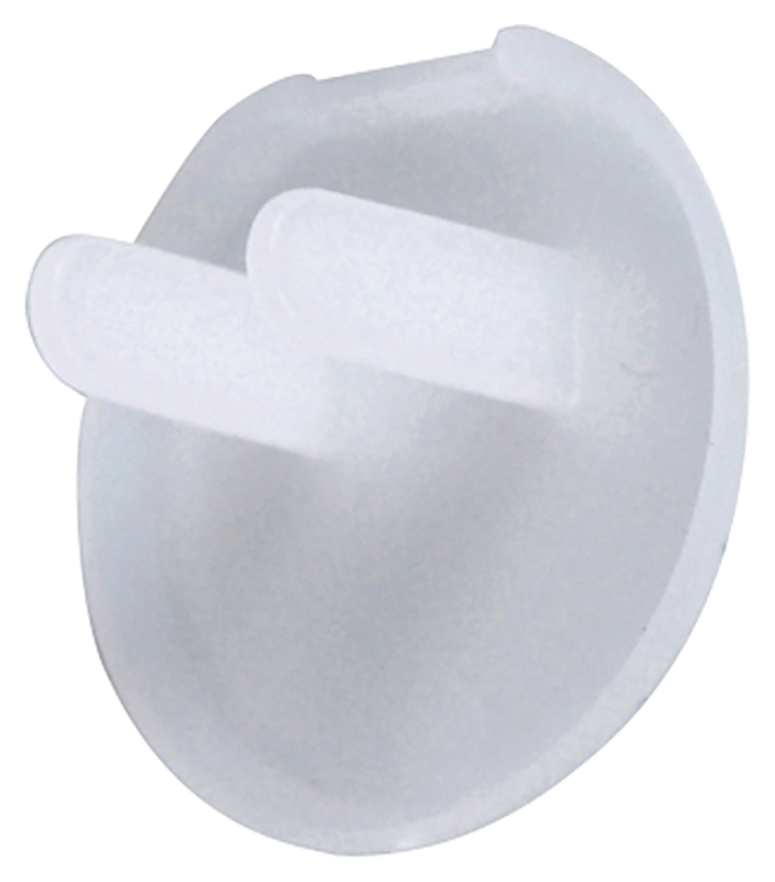 Shepherd Hardware 3981 Socket Safety Plug, Plastic, White