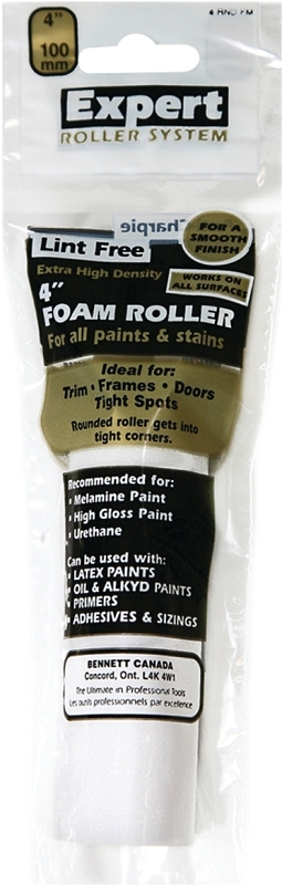 Bennett 4 RND FM Roller Refill, 100 mm L, Foam Cover