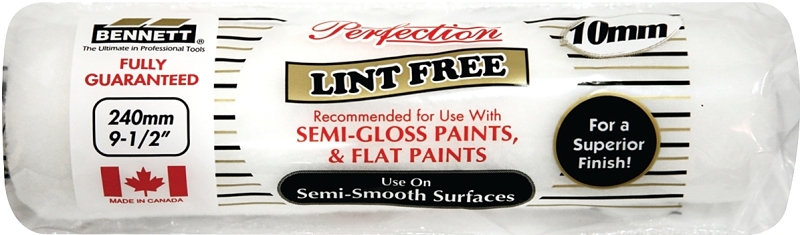 Bennett LF-10MM Roller Refill, 10 mm Thick Nap, 190 mm L, Fabric Cover
