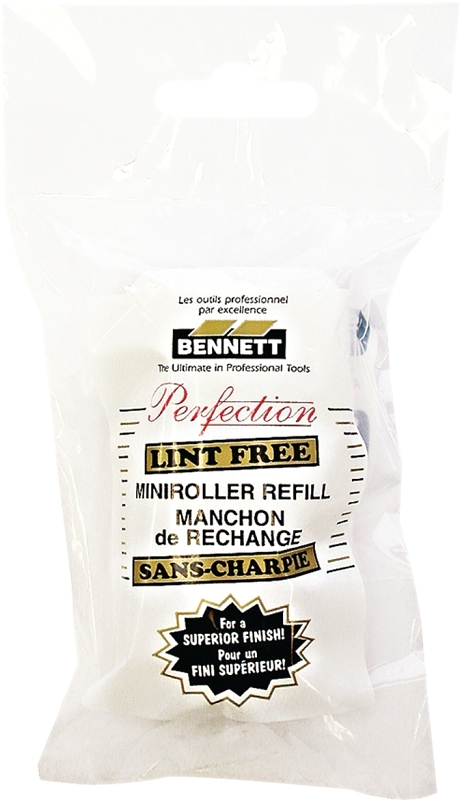 Bennett 4INLF HI-PK Roller Refill, 10 mm Thick Nap, 100 mm L, Fabric Cover