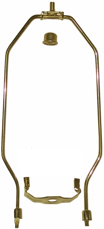 Atron 01248/LA103 Lamp Harp, 9 in L, Metal, Brass Fixture