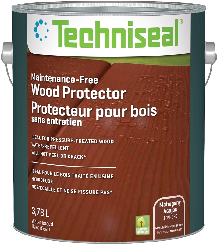 Techniseal 144-333 Wood Protector, Mahogany, 3.78 L