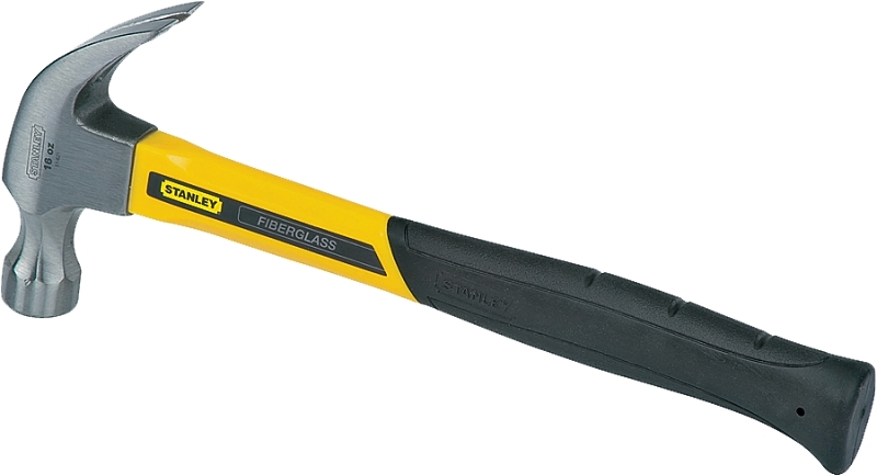 STANLEY STHT51512 Nailing Hammer, 16 oz Head, Curved Claw Head, Steel Head, 13 in OAL