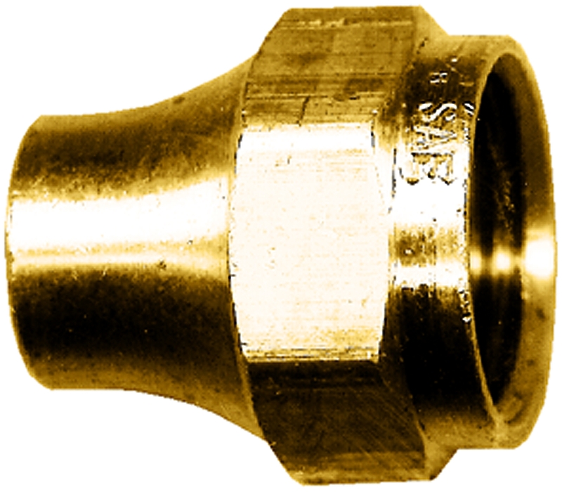 Fairview 41-6P Long Nut, 3/8 in, Brass