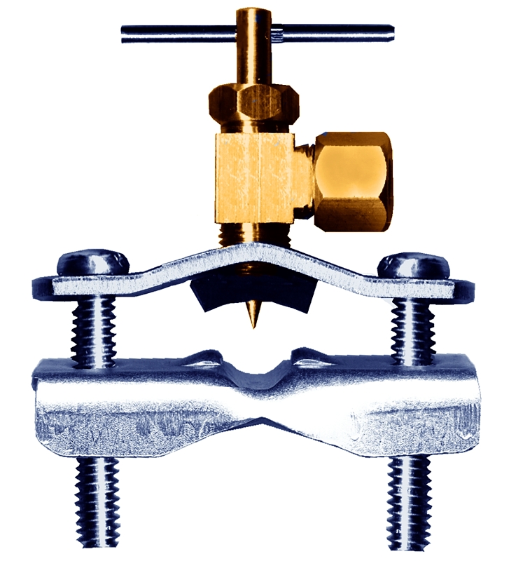 Fairview 3069-6B Needle Valve, 3/8 x 1/4 in Connection, Compression x Male, 150 psi Pressure, Brass Body