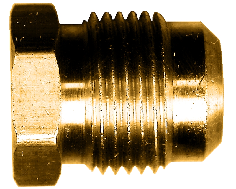 Fairview 58-5P Sealing Pipe Plug, 5/16 in, Flare, Brass