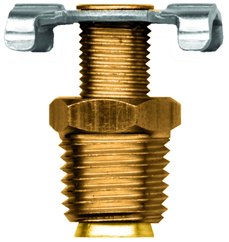 Fairview 240-AP Back Seating Drain Cock, Brass, For: Brass, Iron, Steel Pipe, 1/8 in MPT Connection