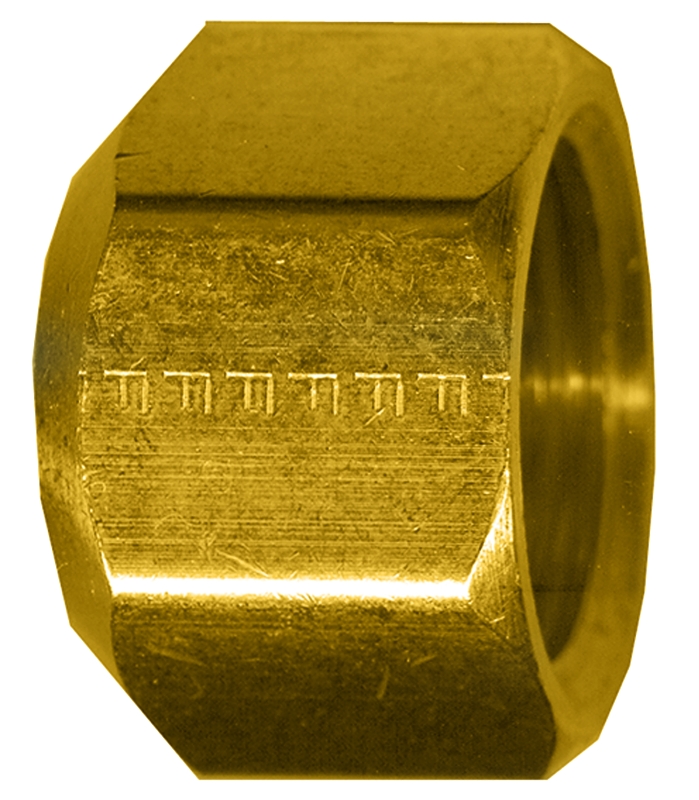 Fairview 56-4 Sealing Pipe Cap Nut, 1/4 in, Brass, 45 Schedule, 1400 psi Pressure