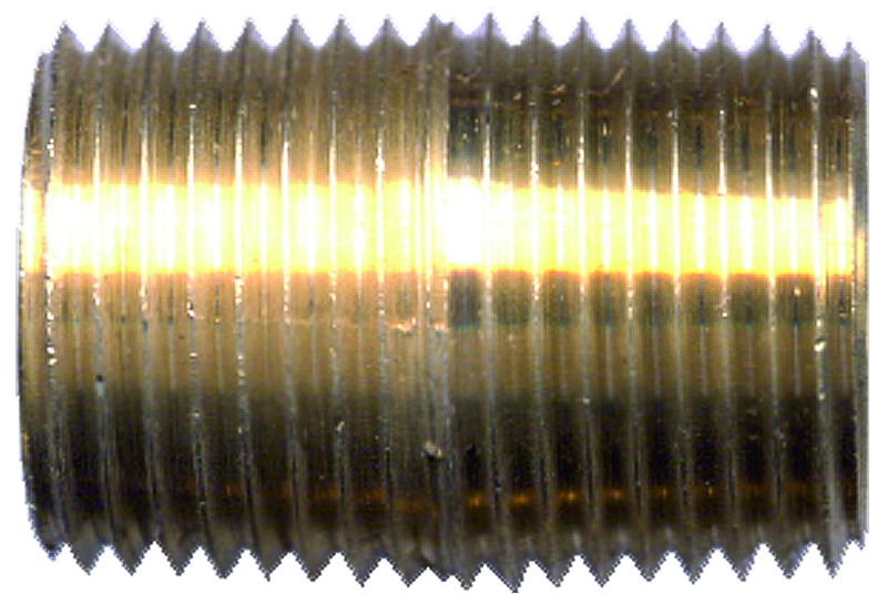 Fairview 112 Series 112-D Pipe Nipple, 1/2 in, NPT, Brass, 1200 psi Pressure