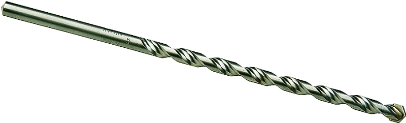 IRWIN 326002 Rotary Hammer Drill Bit, 3/16 in Dia, 3-1/2 in OAL, Percussion, Twist Flute, 2-Flute, Straight Shank
