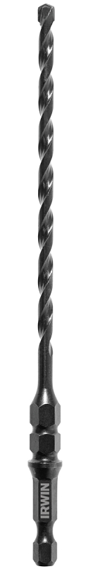 IRWIN 1870569 Installer Bit, 3/16 in Dia, 6 in OAL, Spiral Flute, 2-Flute, 1/4 in Dia Shank, Quick-Change Shank