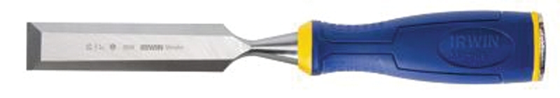 IRWIN 1768777 Construction Chisel, 1 in Tip, 4-1/4 in OAL, HCS Blade, Ergonomic Handle